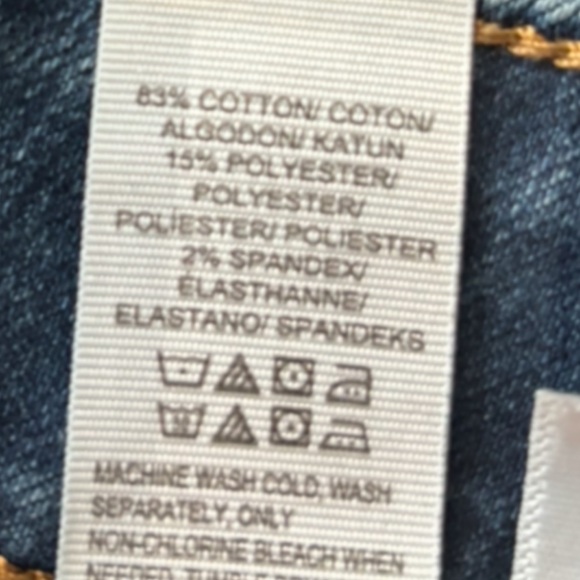 Lucky Brand Lolita boot cut Sz 8 blue jean Cotton Spandex blend Great Condition - Picture 16 of 16